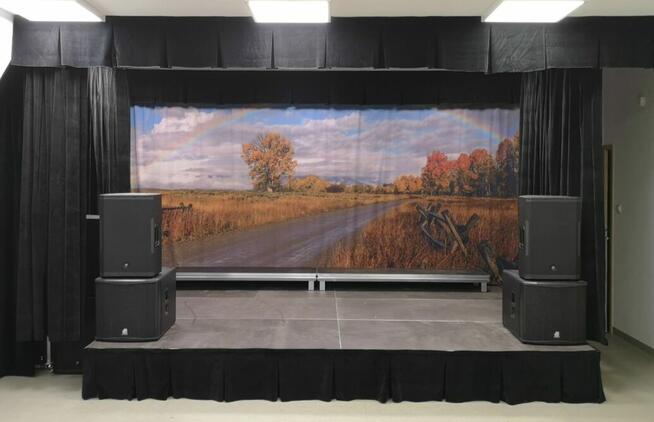 Kurtyna sceniczna , kurtyna teatralna kotara akustyczna