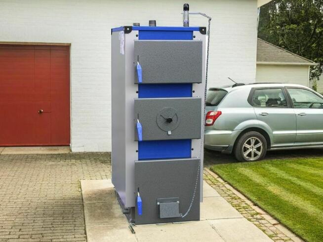 Kocioł piec uniwersalny na drewno węgiel miał 15kW 130m2