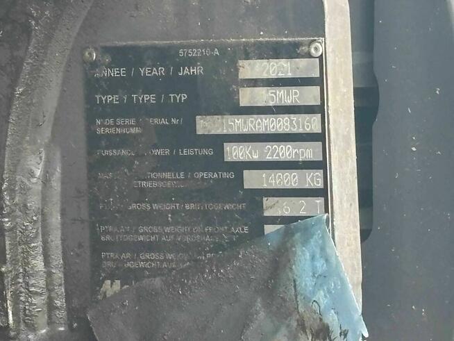 Koparka kołowa, maszyna budowlana MECALAC 15MWR