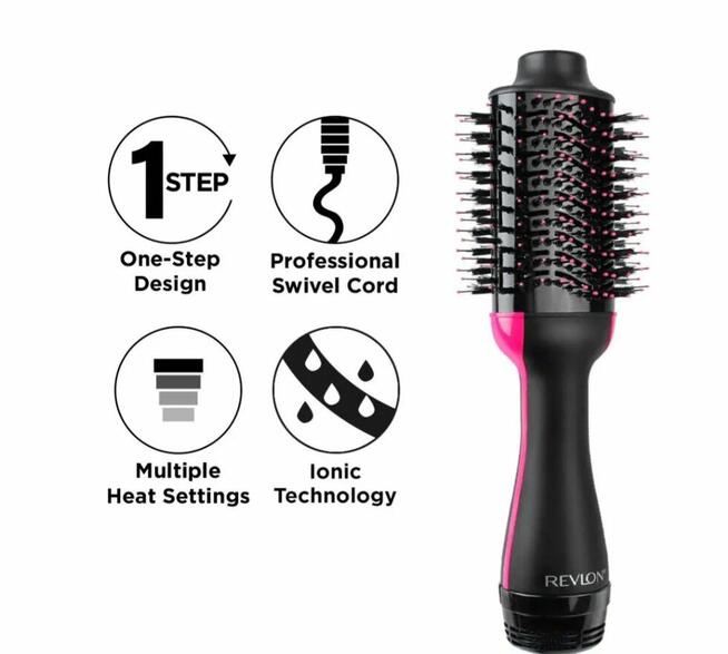 SUSZARKO SZCZOTKA CERAMICZNA OWALNA DO WŁOSÓW REVLON