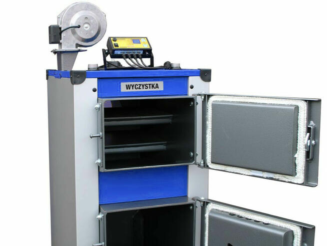 Kocioł C.O. 35kW ogrzewa 200 - 270m2 na drewno i węgiel NOWY