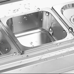 POJEMNIKI STACJA NA DODATKI DO PIZZY, ŻE STOJAKAMI ONLYFIRE