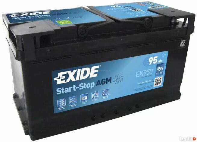 Akumulator 95Ah 850A EXIDE AGM START&STOP – DARMOWY DOWÓZ