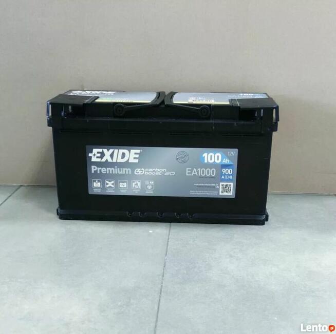 Akumulator 100Ah 900A Exide Premium –DARMOWY DOWÓZ I WYMIANA