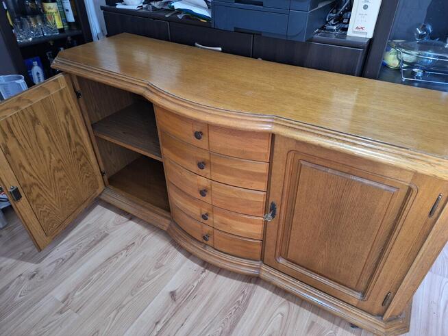 dębowa komoda swarzędz 160x50 wys 80 w bardzo dobrym stanie