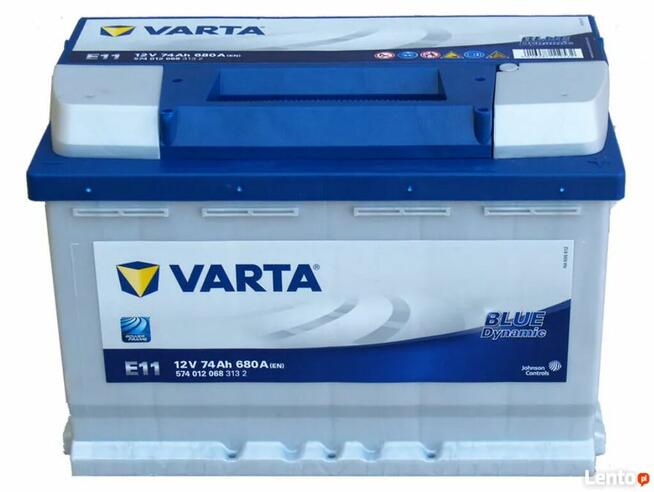 Akumulator 74Ah 680A VARTA Blue Dynamic E11– DARMOWY DOWÓZ
