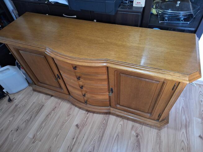 dębowa komoda swarzędz 160x50 wys 80 w bardzo dobrym stanie