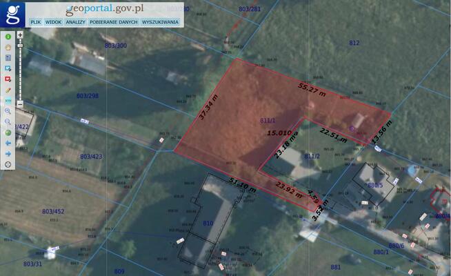 Działka budowlana w górach Dzianisz
