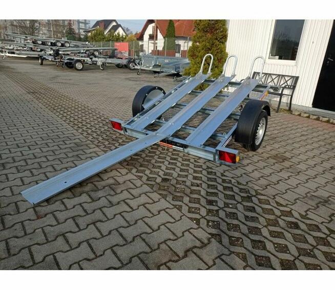 Przyczepa motocyklowa - 3 motocykle - wynajem - transport mo