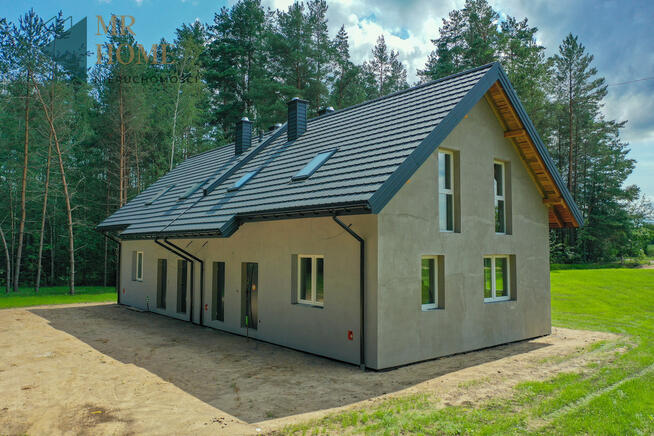 Nowy dom tuż przy lesie na Mazurach/Babięta