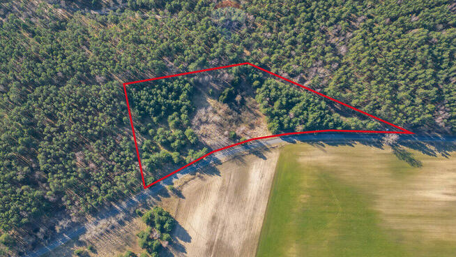 Działka rolna Kuźnica Żelichowska jezioro widoki