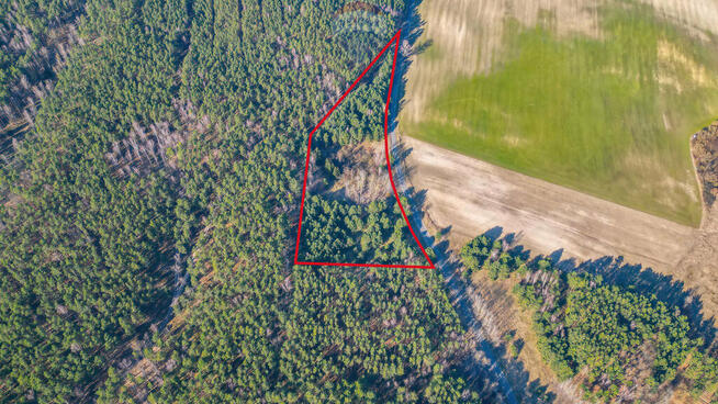 Działka rolna Kuźnica Żelichowska jezioro widoki