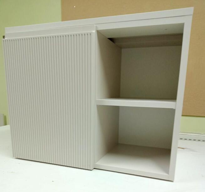 Nowa szafka MDF ryflowany - kolor kaszmir