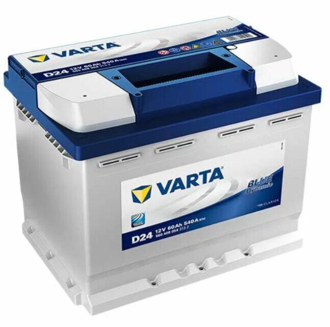 Akumulator 60Ah 540A VARTA Blue D24