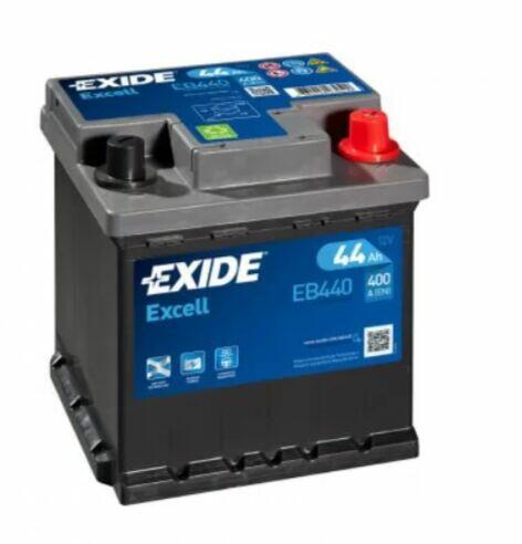 Akumulator 44Ah 400A Exide Excell Kostka