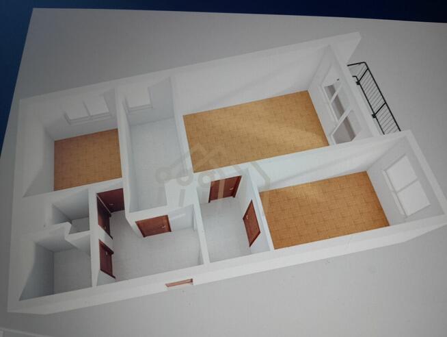 Do remontu 57 m, 3 pokoje , Gocław ,bezposrednoi