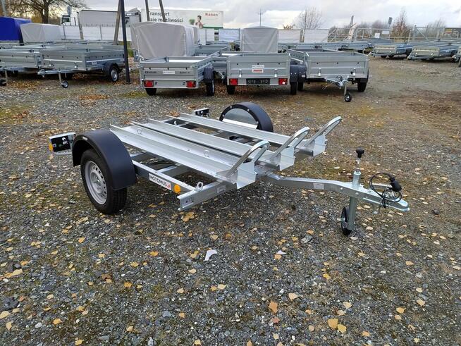 Przyczepa motocyklowa - 3 motocykle - wynajem - transport mo