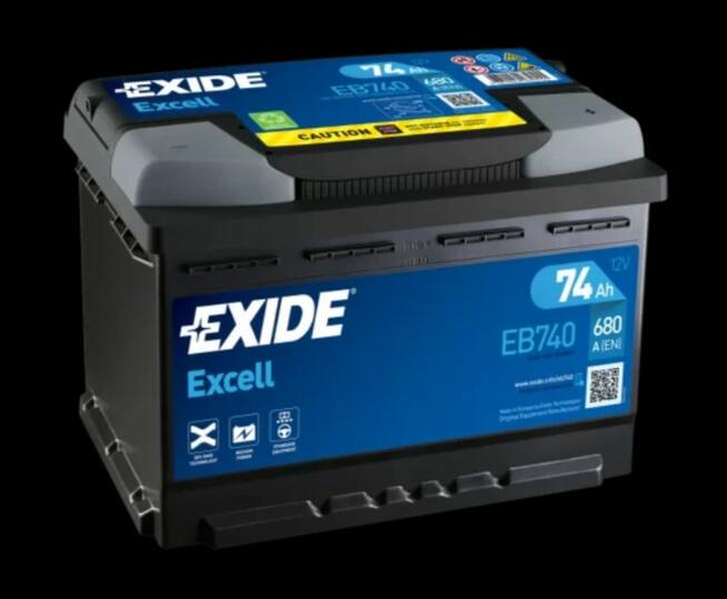 Akumulator 74Ah 680A Exide Excell