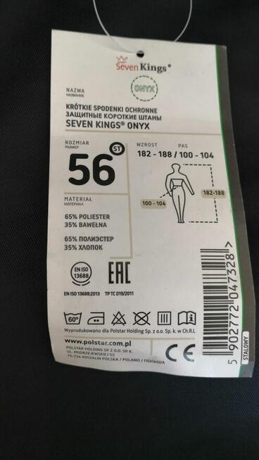 krotkie spodenki ochronne seven kings onyx