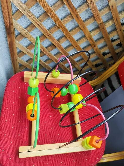 Zabawka edukacyjna przekładana kolejka dla Dziecka klocki