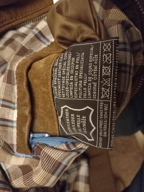 Kurtka męska skóra naturalna r.56
