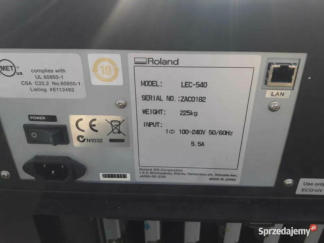 Roland Lec-540 i Roland Xr-640 druk. z ploterem i druk.