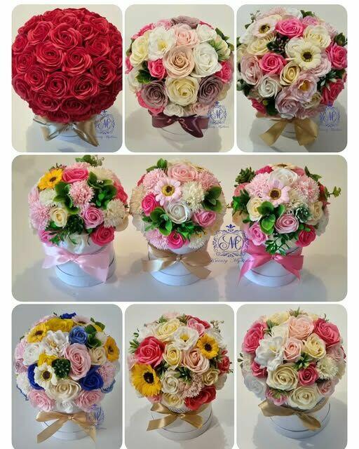 Kwiaty Mydlane na prezent