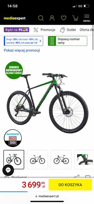 Nowy rower strom x6 gwarancja