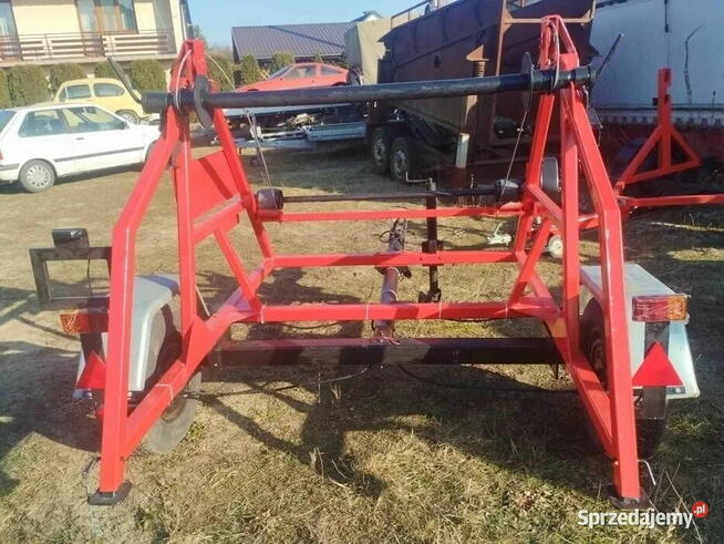 Przyczepa kablowa do kabli do rozwijania 1,6 t samozał.
