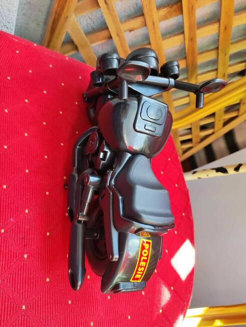 Motocykl motor czarny zabawka na półkę harley pojazd