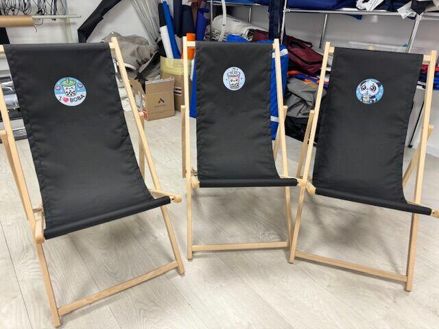 ELO Leżaki z nadrukiem. Leżaki z logo.