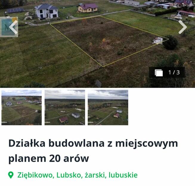 Sprzedam działkę budowlaną