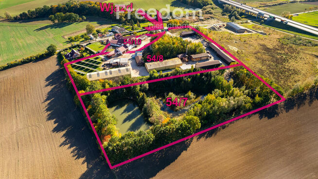 Funkcjonujący tartak - działka blisko 4 ha