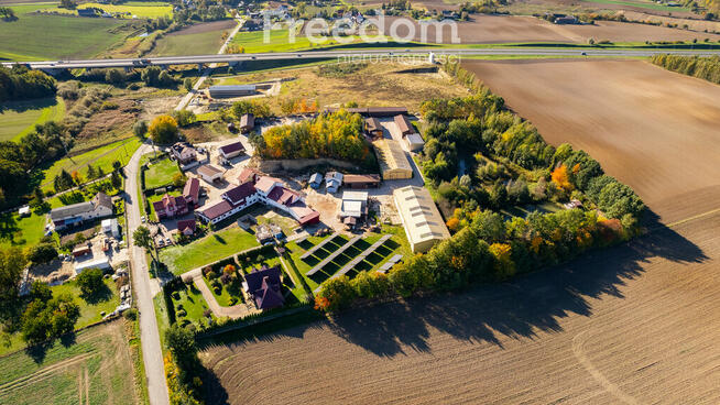 Funkcjonujący tartak - działka blisko 4 ha