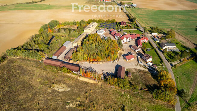 Funkcjonujący tartak - działka blisko 4 ha