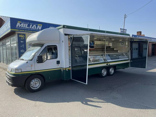 Fiat Ducato Autosklep mięso Gastronomiczny Food Truck Foodtruck sklep bar Borco