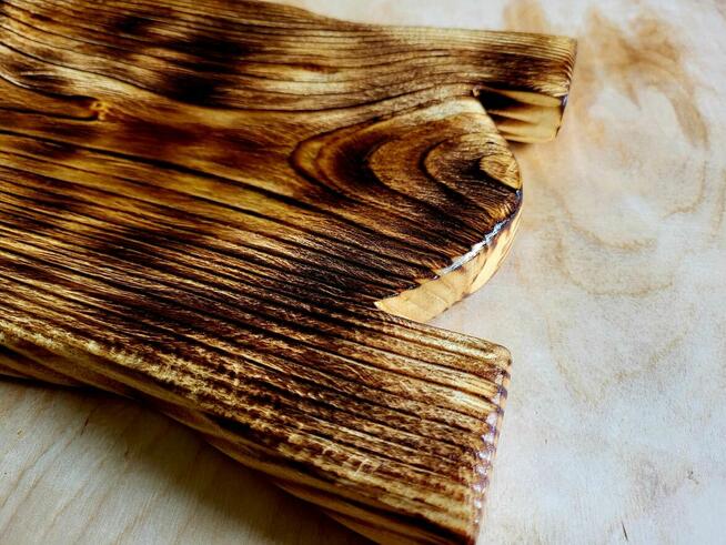 Talerz TACA na przekąski KORYTO góralskie drewniane na mięso