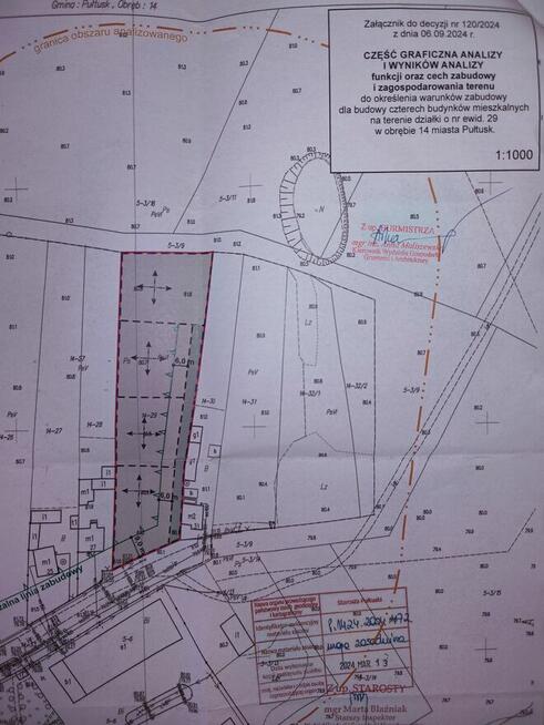 Działka budowlana w Pułtusku woj. mazowieckie