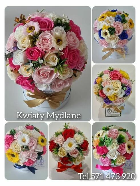 Kwiaty Mydlane na prezent