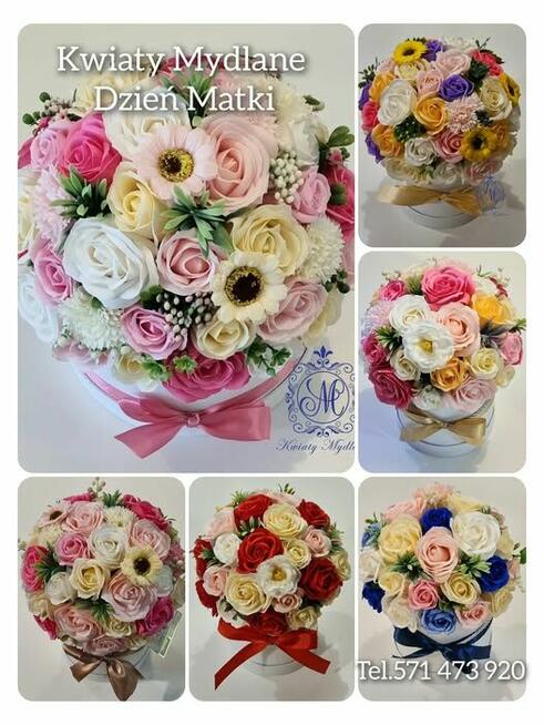 Kwiaty Mydlane na prezent