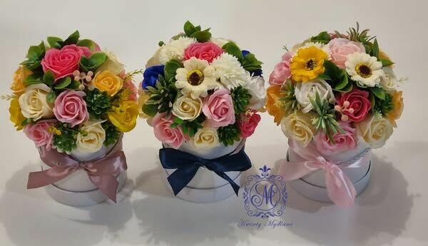 Kwiaty Mydlane na prezent