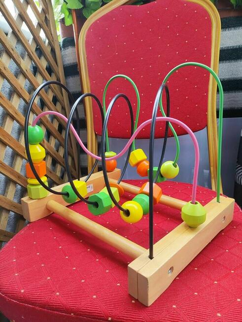 Zabawka edukacyjna przekładana kolejka dla Dziecka klocki