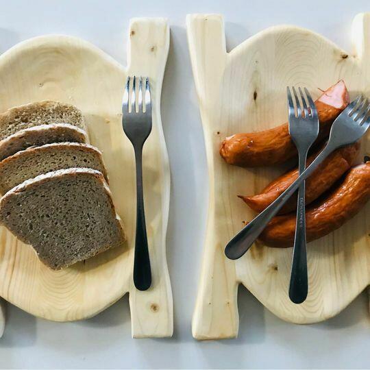 Korytko Regionalne TACA drewniana do potraw DOM GRILL 30 LUX