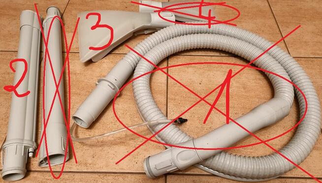 Zelmer Wodnik Trio typ 619.5.B51E-odkurzacz na części !