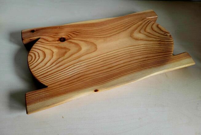 Stylowe góralskie koryto TACA Drewniana z Grawerem NIECKA 32