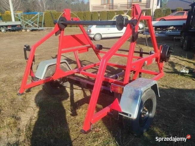Przyczepa kablowa do kabli do rozwijania 1,6 t samozał.