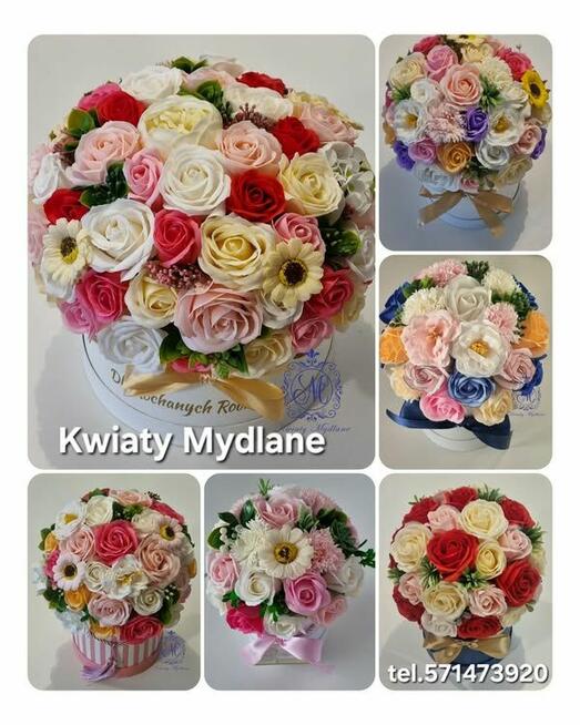 Kwiaty Mydlane na prezent