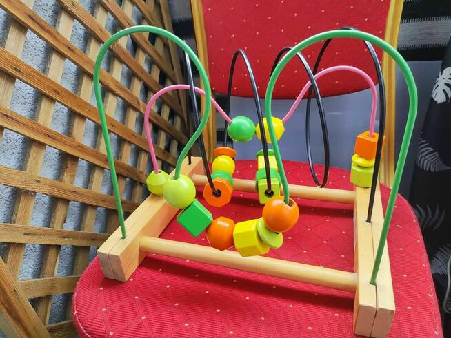 Zabawka edukacyjna przekładana kolejka dla Dziecka klocki