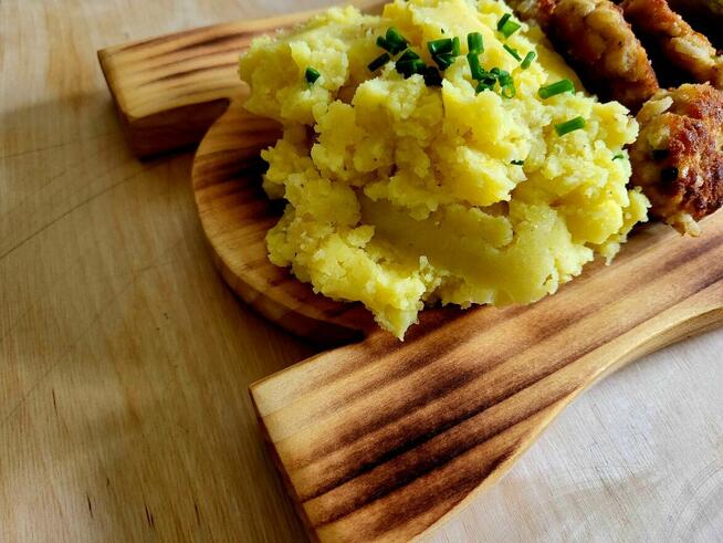 Talerz TACA na przekąski KORYTO góralskie drewniane na mięso