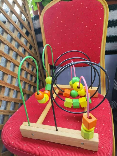 Zabawka edukacyjna przekładana kolejka dla Dziecka klocki